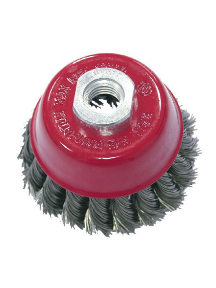 PERIE SARMA IMPLETITA TIP CUPA CU FILET 100MM