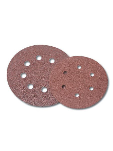 DISC ABRAZIV HARTIE CU ORIFICII 125MM - GR.60, 5/SET