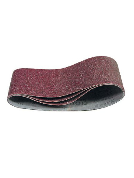 BANDA CIRCULARA ABRAZIVA 75X533MM - GR.40, 3/SET