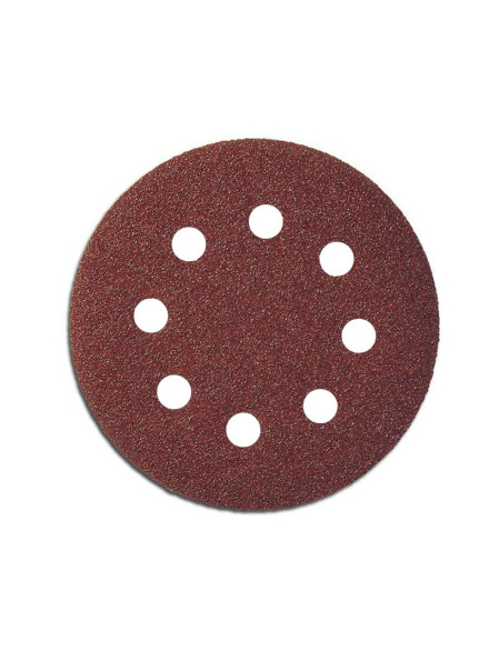 DISC ABRAZIV HARTIE CU ORIFICII 125MM - GR.220, 5/SET
