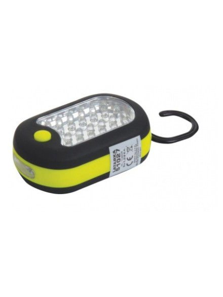LANTERNA MAGNETICA CU CARLIG 24+3LEDURI / 3XAAA - 120MM