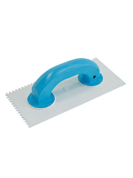 GLETIERA PLASTIC DINTATA CU MANER ROBUST 270X130/10MM