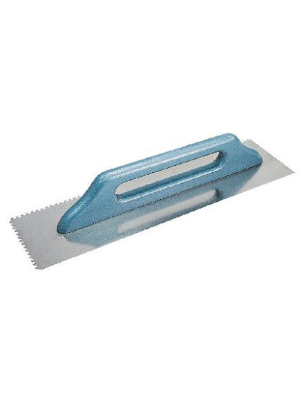 GLETUITOR INOX DINTAT CU MANER LEMN 480X130/10MM
