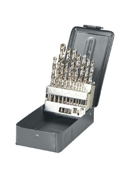 SET BURGHIE METAL HSS 135° IN CUTIE 1-10MM - 19P.