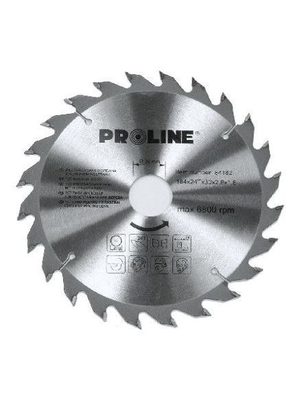 DISC CIRCULAR PENTRU LEMN CU DINTI VIDIA 210MM / 60D.